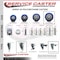Service Caster 5 Inch Blue Polyurethane Wheel Swivel 58 Inch Threaded Stem Caster Total Lock Brake SCC SCC-TSTTL20S514-PPUB-BLUE-58212 - alternate 3
